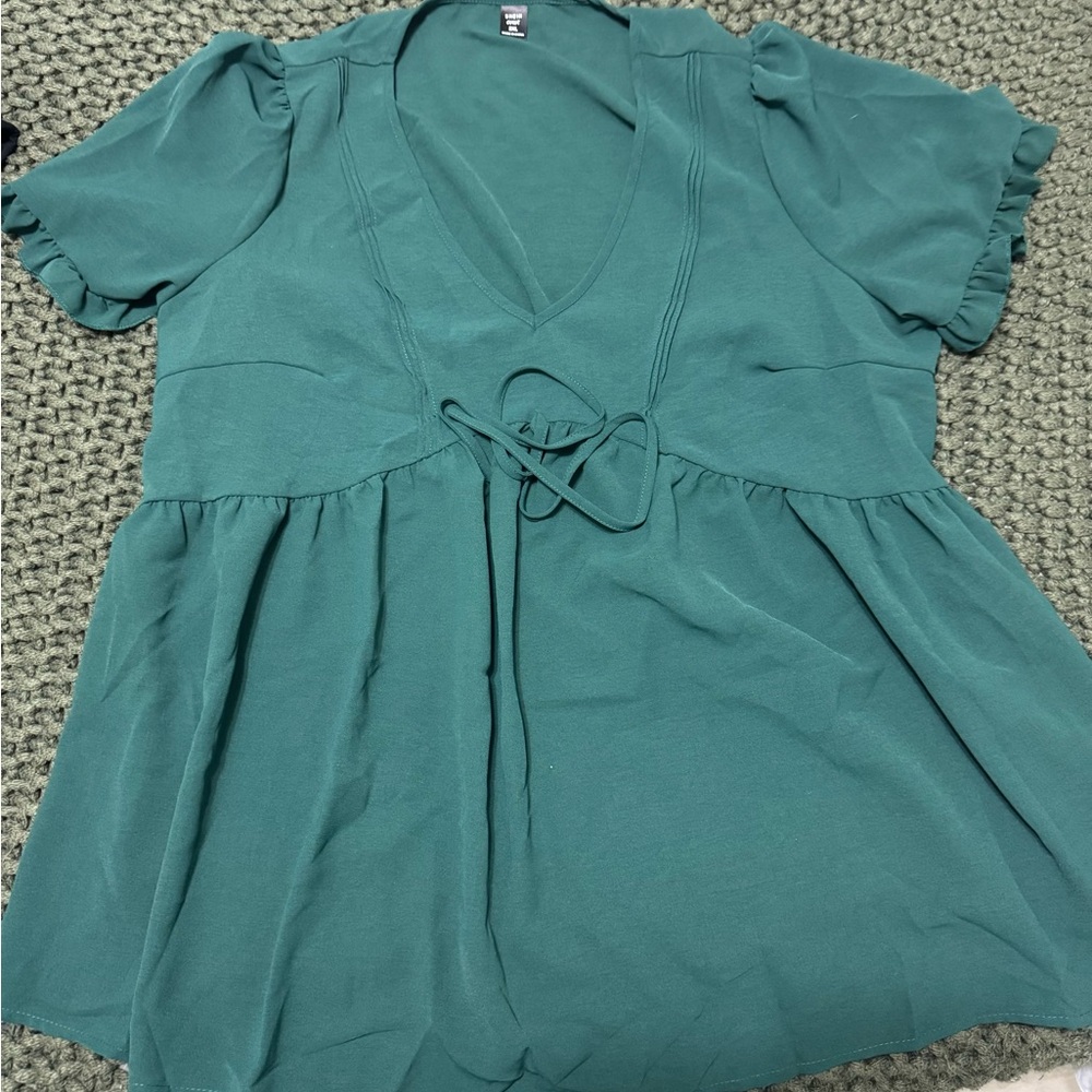 Women's Green Top
